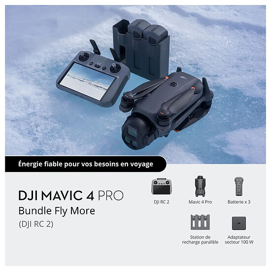 Drone DJI Mavic 4 Pro Fly More Combo (DJI RC2) - Autre vue