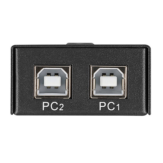 Accessoires USB DeLock Commutateur 2 PC vers 4 périphériques USB 2.0 avec 2 entrées USB-B / 4 sorties USB-A - Autre vue