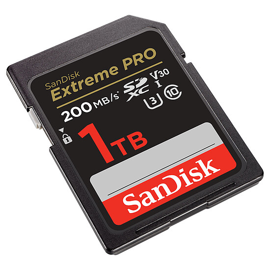 Carte SD SanDisk Extreme Pro SDHC UHS-I 1 To (SDSDXXD-1T00-GN4IN) - Autre vue