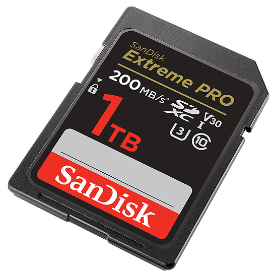 Carte SD SanDisk Extreme Pro SDHC UHS-I 1 To (SDSDXXD-1T00-GN4IN) - Autre vue