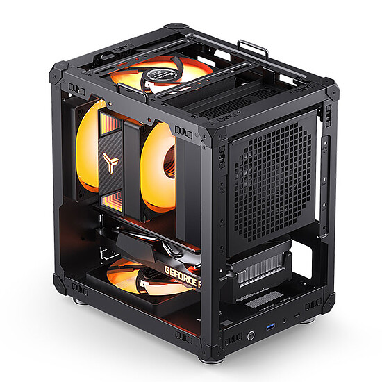 Boîtier PC Jonsbo C6-ITX - Noir - Autre vue