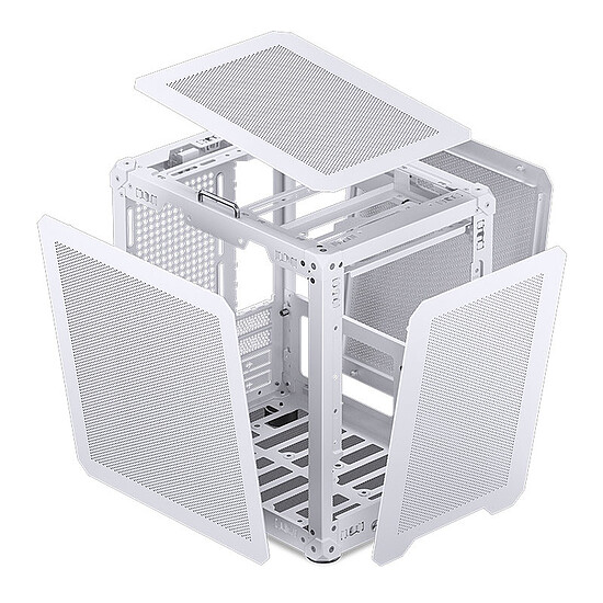 Boîtier PC Jonsbo C6-ITX - Blanc - Autre vue