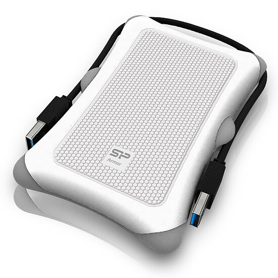 Disque dur externe Silicon Power Armor A30 2 To Blanc (USB 3.0)