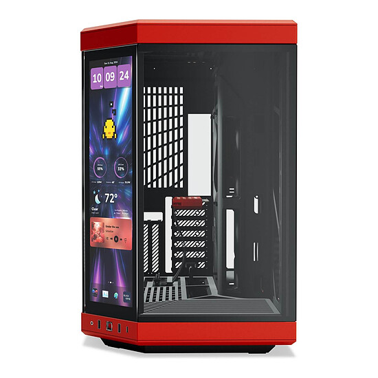 Boîtier PC Hyte Y70 Touch Infinite - Rouge - Autre vue