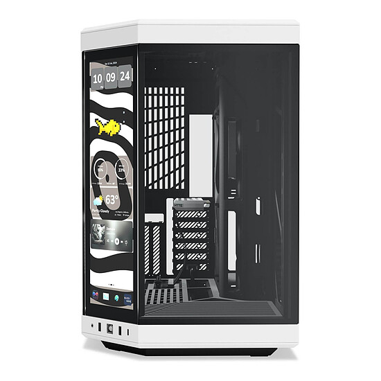 Boîtier PC Hyte Y70 Touch Infinite - Blanc / Noir - Autre vue