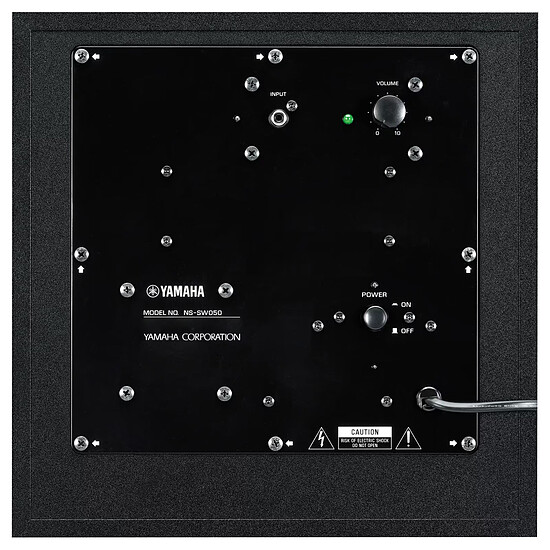 Subwoofer / Caisson de basses Yamaha NS-SW50B - Noir  - Autre vue
