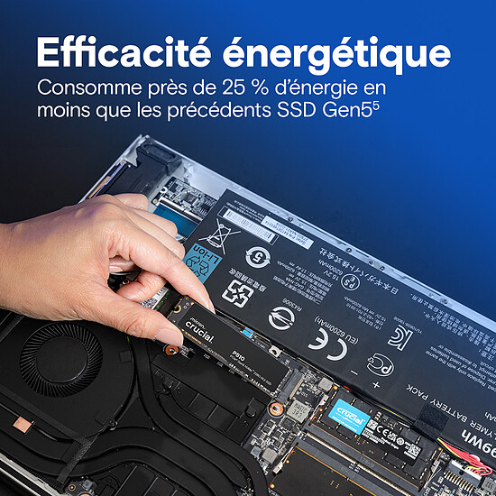Disque SSD Crucial P510 - 2 To - Occasion - Autre vue