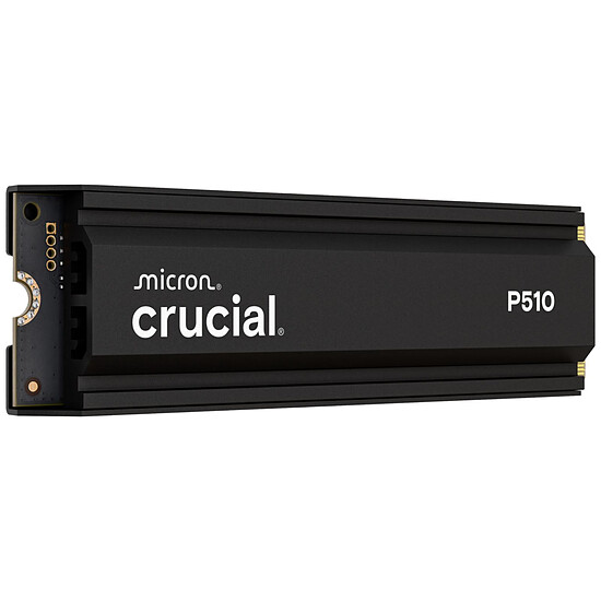 Disque SSD Crucial P510 - 1 To avec dissipateur - Autre vue