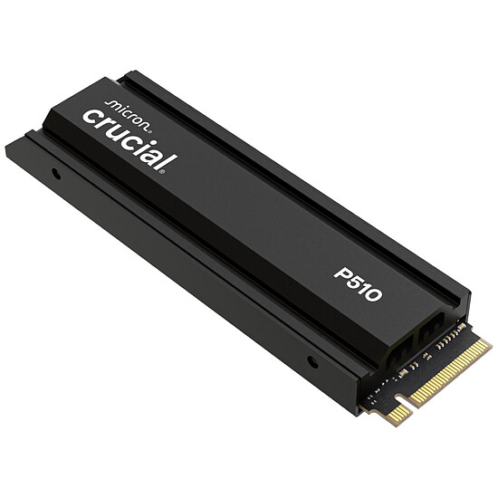 Disque SSD Crucial P510 - 1 To avec dissipateur - Autre vue