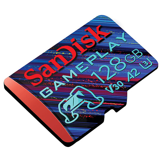 Carte micro SD SanDisk Gameplay microSDXC - 128 Go - Autre vue