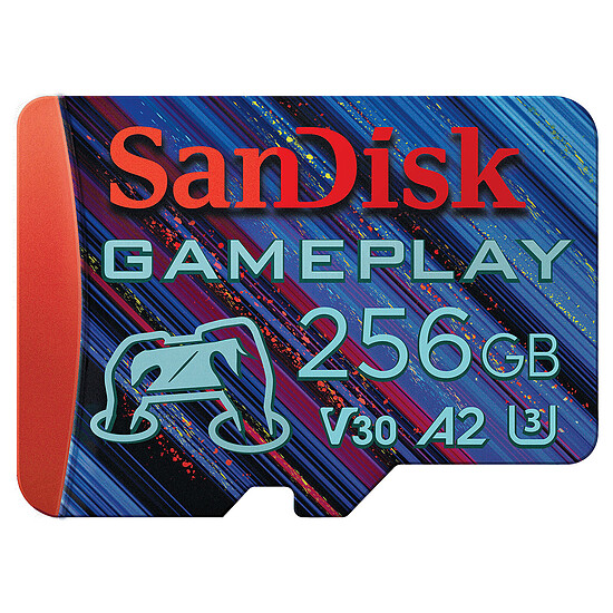 Carte micro SD SanDisk Gameplay microSDXC - 256 Go - Autre vue