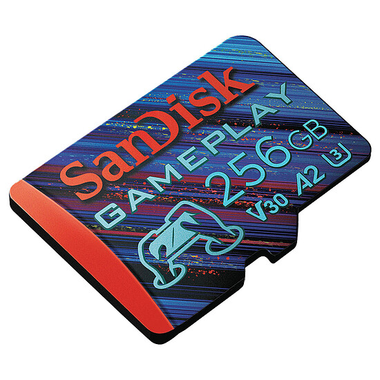 Carte micro SD SanDisk Gameplay microSDXC - 256 Go - Autre vue