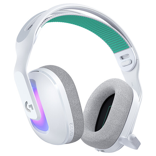 Casque micro Logitech G G522 Lightspeed - Blanc - Autre vue