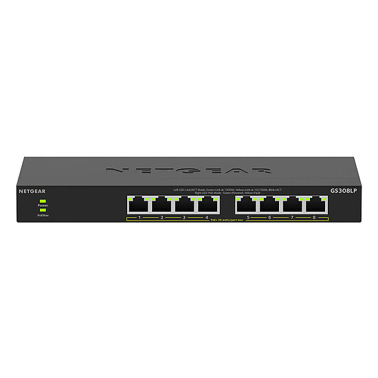 Switch et Commutateur Netgear GS308LP - Autre vue