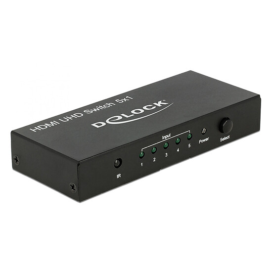 Switch HDMI DeLock Commutateur HDMI 5 ports 4K @ 60 Hz - Autre vue