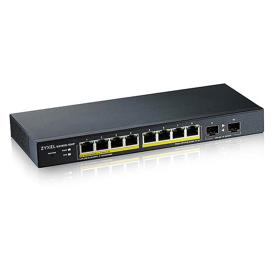 Switch et Commutateur ZyXEL GS1900-10HP V2 - Autre vue