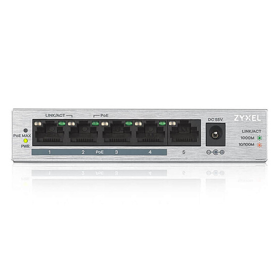 Switch et Commutateur ZyXEL GS1005HP-EU0101F - Autre vue