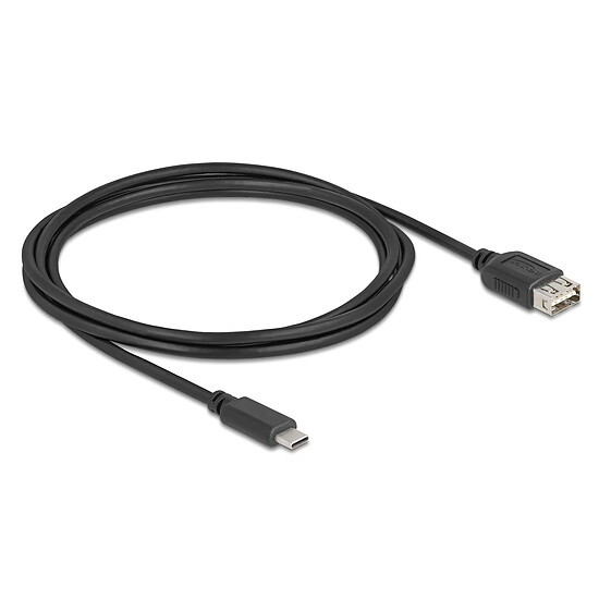 Câble USB DeLock USB-C / USB-A 2.0 - 2 m - Autre vue