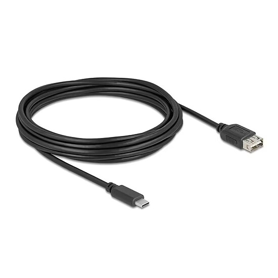 Câble USB DeLock USB-C / USB-A 2.0 - 5 m - Autre vue