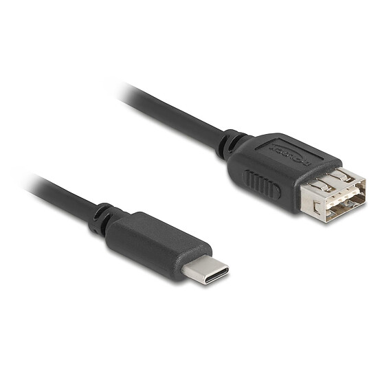 Câble USB DeLock USB-C / USB-A 2.0 - 5 m - Autre vue