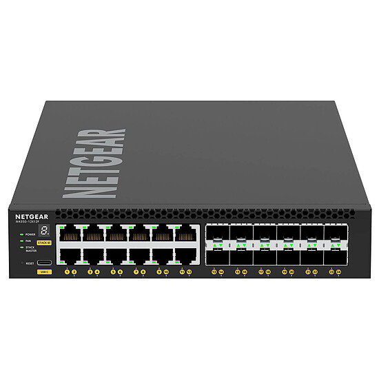 Switch et Commutateur Netgear M4350-12X12F (XSM4324) - Autre vue