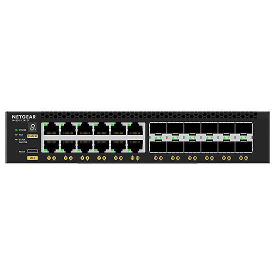 Switch et Commutateur Netgear M4350-12X12F (XSM4324) - Autre vue