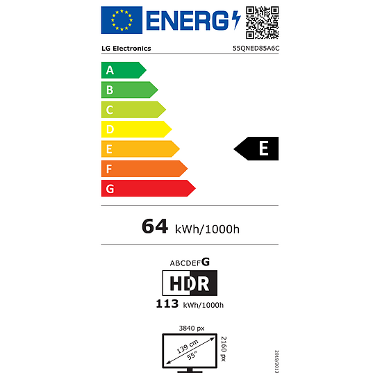 TV LG 55QNED85A6C - TV 4K UHD HDR - 139 cm - Autre vue