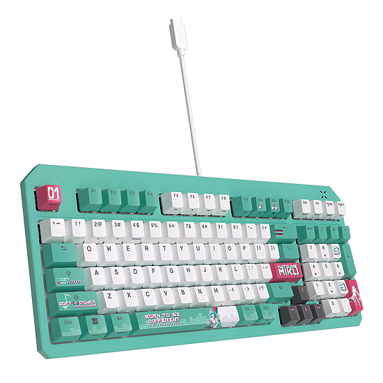 Clavier PC Asus TUF K3 Gen II - Hatsune Miku Edition - Autre vue