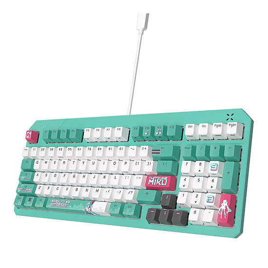 Clavier PC Asus TUF K3 Gen II - Hatsune Miku Edition - Autre vue