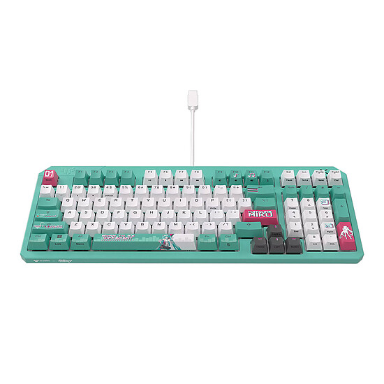 Clavier PC Asus TUF K3 Gen II - Hatsune Miku Edition - Autre vue