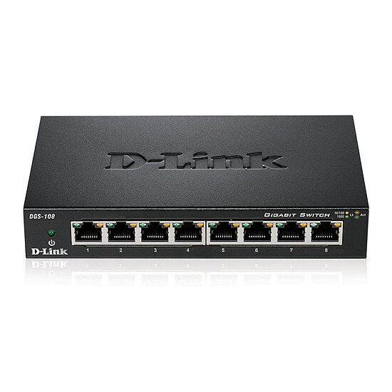 Switch et Commutateur D-Link DGS-108 x2 - Autre vue