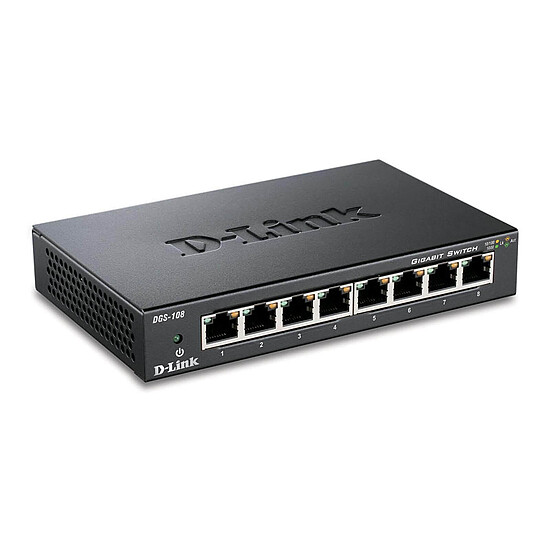 Switch et Commutateur D-Link DGS-108 x2 - Autre vue