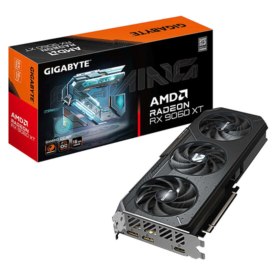 Carte graphique Gigabyte Radeon RX 9060 XT GAMING OC 16G - Autre vue