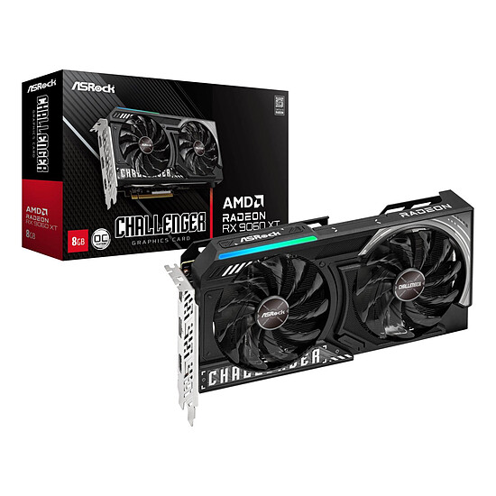 Carte graphique ASRock AMD Radeon RX 9060 XT Challenger 16GB OC - Autre vue