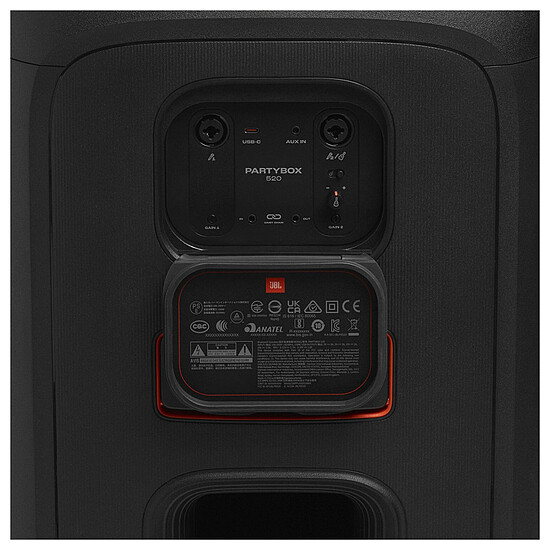Enceinte sans fil JBL PartyBox 520 - Enceinte de soirée - Autre vue