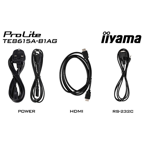 Écran dynamique iiyama 86" LED - ProLite TE8615A-B1AG - Autre vue