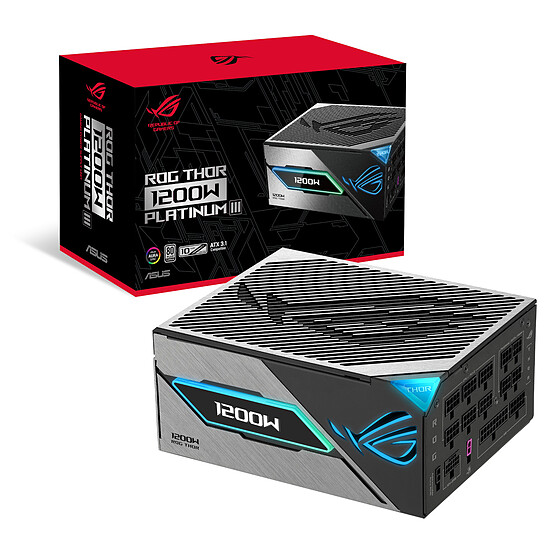 Alimentation PC ASUS ROG Thor 1200W Platinum III - Autre vue