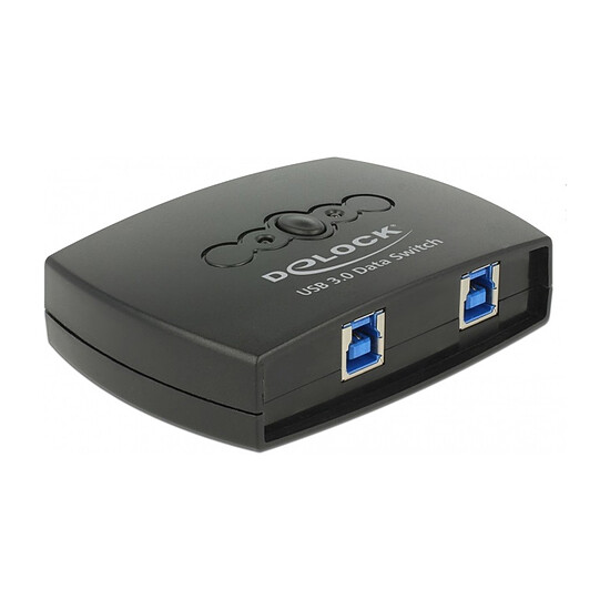 Accessoires USB DeLock Commutateur 2 PC vers 1 périphérique USB 3.0 avec 2 entrées USB-B / 1 sortie USB-A - Autre vue