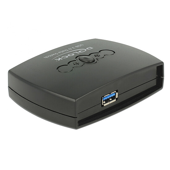 Accessoires USB DeLock Commutateur 2 PC vers 1 périphérique USB 3.0 avec 2 entrées USB-B / 1 sortie USB-A - Autre vue