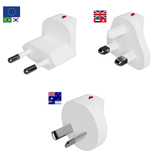 Chargeur Akashi Chargeur Secteur 65W Universel USB-C Blanc - Autre vue
