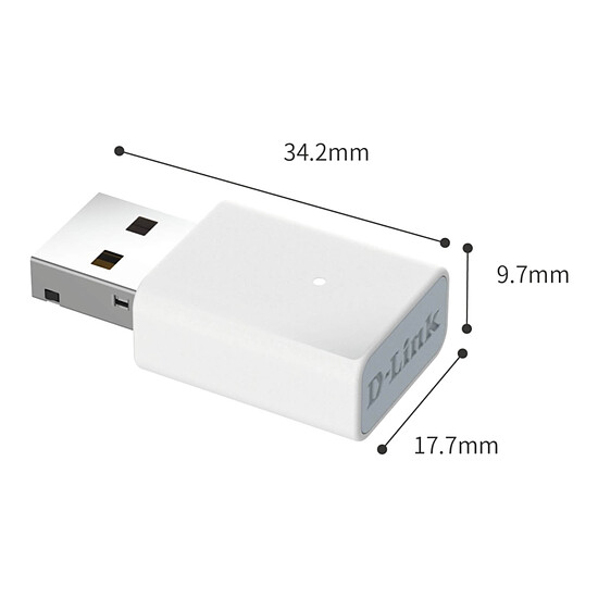 Carte réseau D-Link AC13U - nano Clé USB Wifi AC1300 double bande - Autre vue
