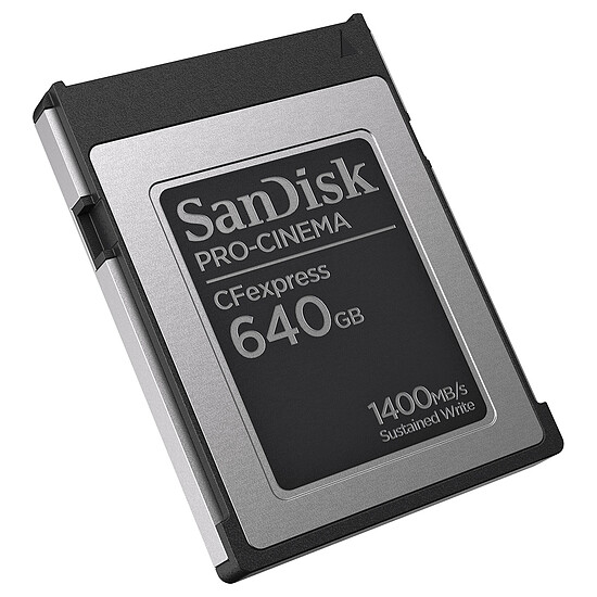 Carte mémoire divers SanDisk CFexpress PRO-CINEMA Type B 320 Go - Autre vue