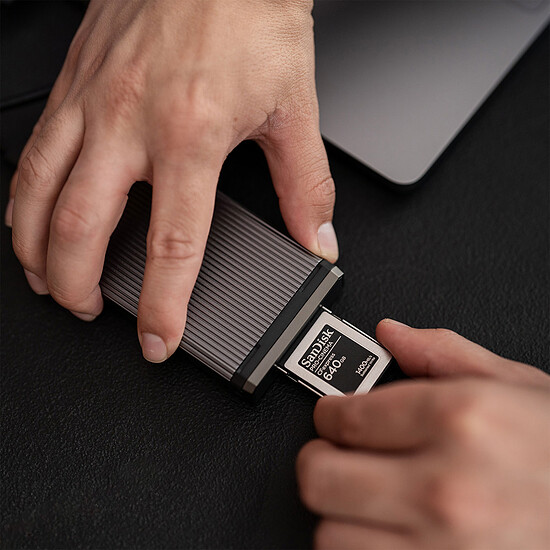 Carte mémoire divers SanDisk CFexpress PRO-CINEMA Type B 320 Go - Autre vue