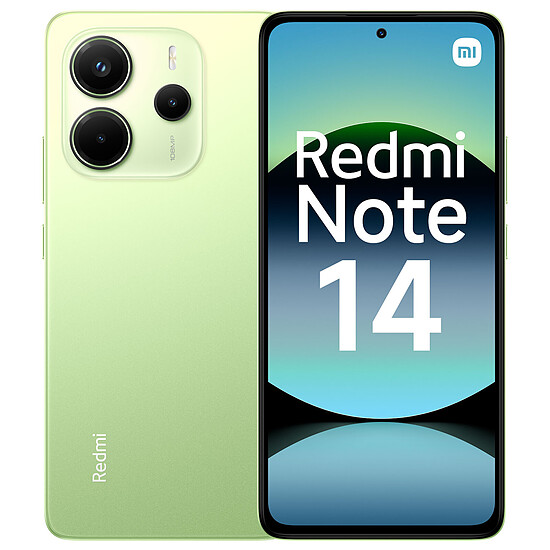 Smartphone Xiaomi Redmi Note 14 (vert) - 256 Go