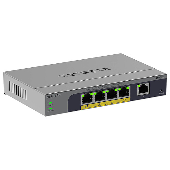 Switch et Commutateur Netgear Easy Smart GS105EP - Autre vue