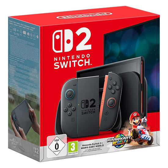 Console Switch 2 Nintendo Switch 2 + Mario Kart World - Autre vue