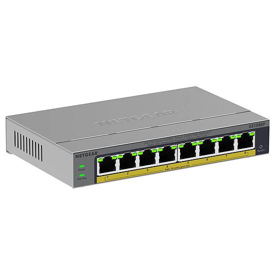 Switch et Commutateur Netgear Easy Smart GS108EP - Autre vue