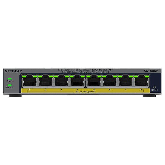 Switch et Commutateur Netgear Easy Smart GS108EP - Autre vue