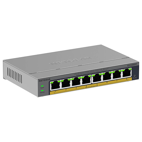 Switch et Commutateur Netgear Easy Smart GS108EPP - Autre vue
