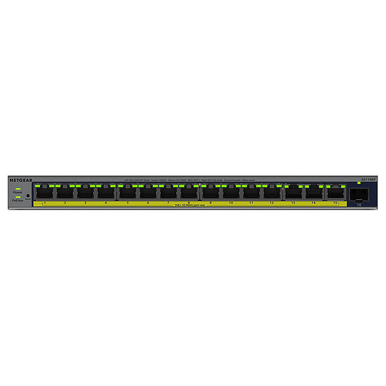 Switch et Commutateur Netgear Easy Smart GS116EP - Autre vue